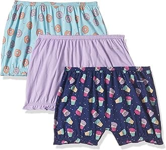 Jockey SG01 Girl's Super Combed Cotton Panty with Ultrasoft Waistband (Pack of 3)