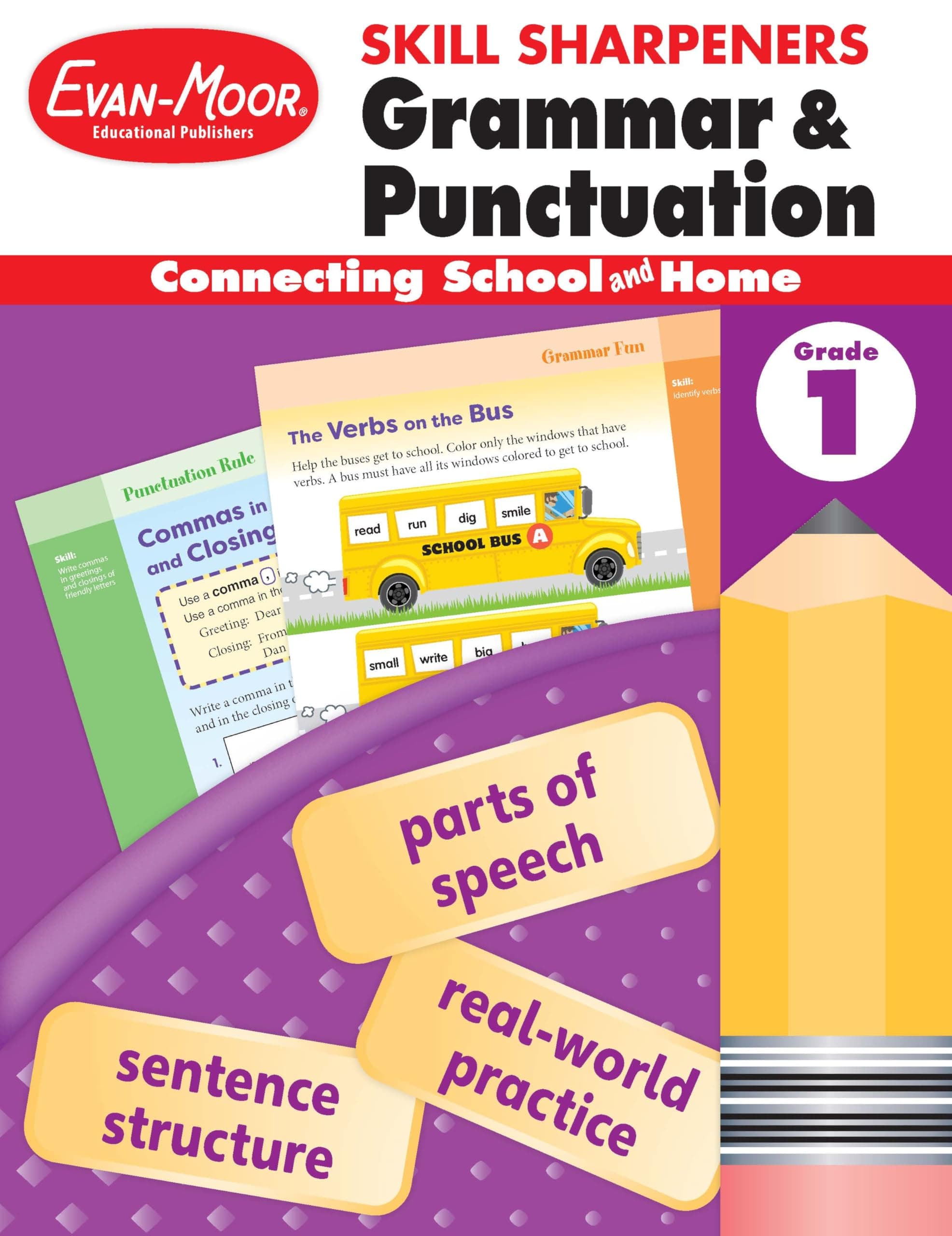 Skill Sharpebers: Grammar & Punctuation, Grade 1