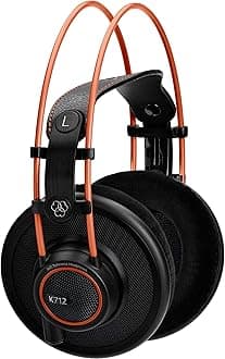 K712Pro Open-Back, Over-Ear Premium Reference Class Studio Headphones, Sophisticated Open Technology, Revolutionary Flat Wire Voice Coil, Broad And Spacious Soundstage, Comfortable Design, Wired