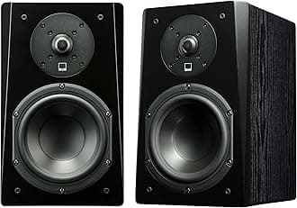 SVS Prime Bookshelf Speaker, Pair - Black Ash (Pack of1)