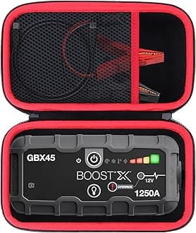 Lebakort Storage Case Compatible with Boost X GBX45 1250A 12V UltraSafe Portable Lithium Jump Starter Car Battery Booster Pack