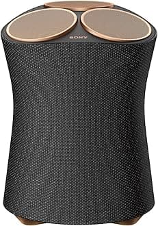 SRS-RA5000 360 Reality Audio Premium Wi-Fi/Bluetooth Wireless Speaker, Works with Alexa and Google Assistant, Black