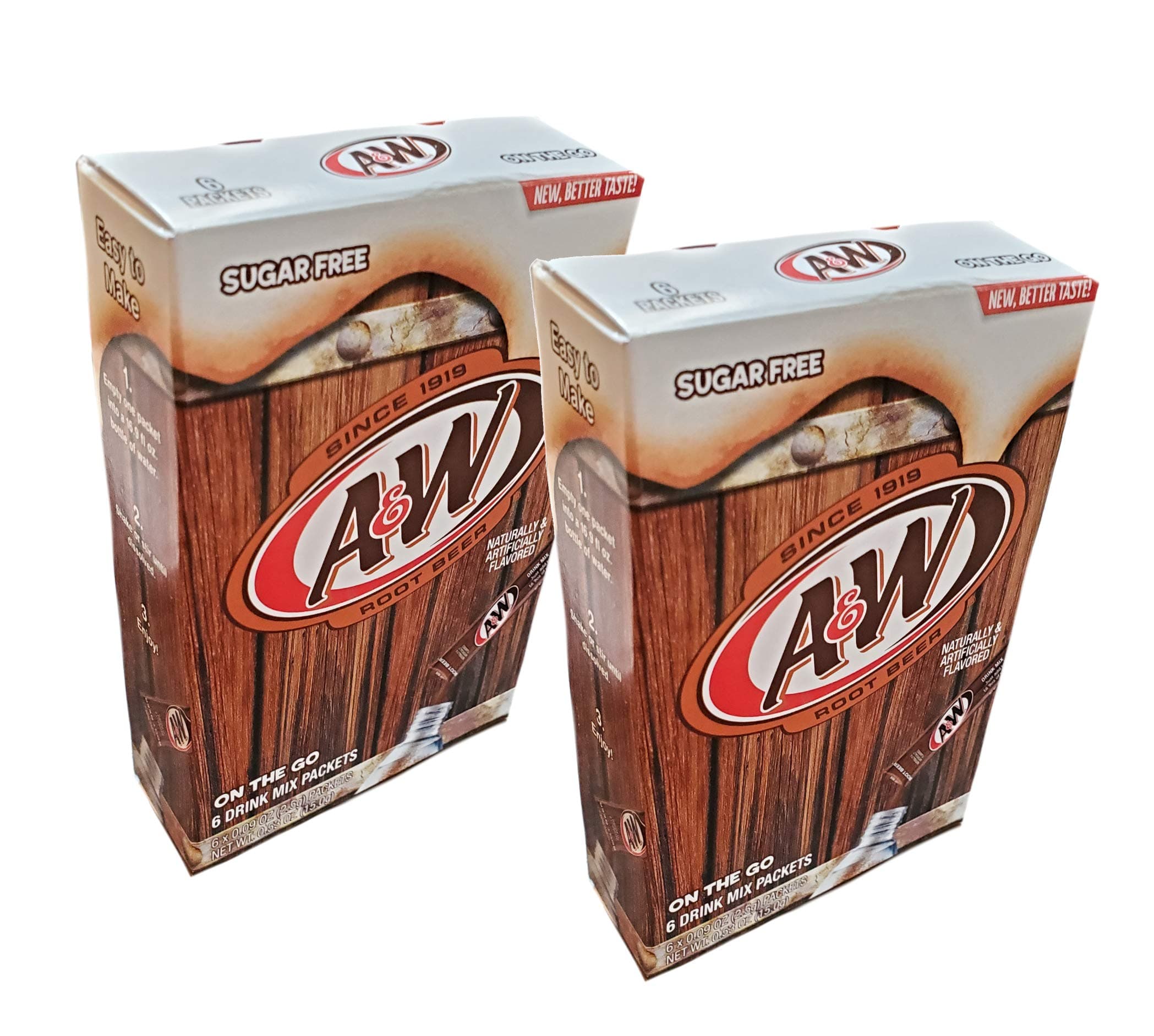Root Beer Caffeine/Sugar Free Classic On-the-Go Drink Mix Packets - 2 Pk (12 ct)