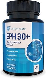 Eph30+ - Advanced Energy Complex - Super Strength Keto Diet & Weight Loss Tablets - Vegan Friendly Thermogenic Metabolism Booster - GMP Certified UK Made Supplement - 100 Tablets