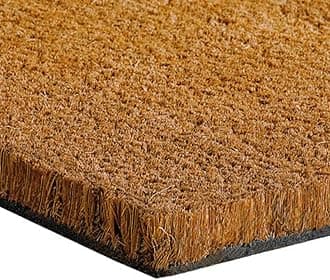 FloorPro Living Coir Matting for Entrances - Tough Bristles - Doorway Coconut Entrance Mat Strips - Cut to Size - Doormats (2.5m x 1m (250cm x 100cm))