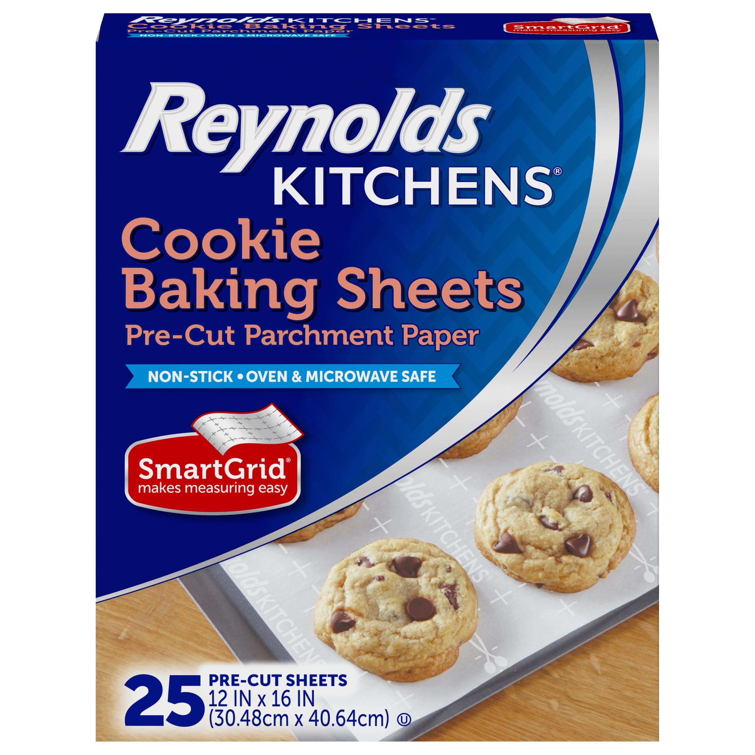 Reynolds Cookie Baking Sheets Non-Stick Parchment Paper, 100 Sheet, 4 Count by Reynolds