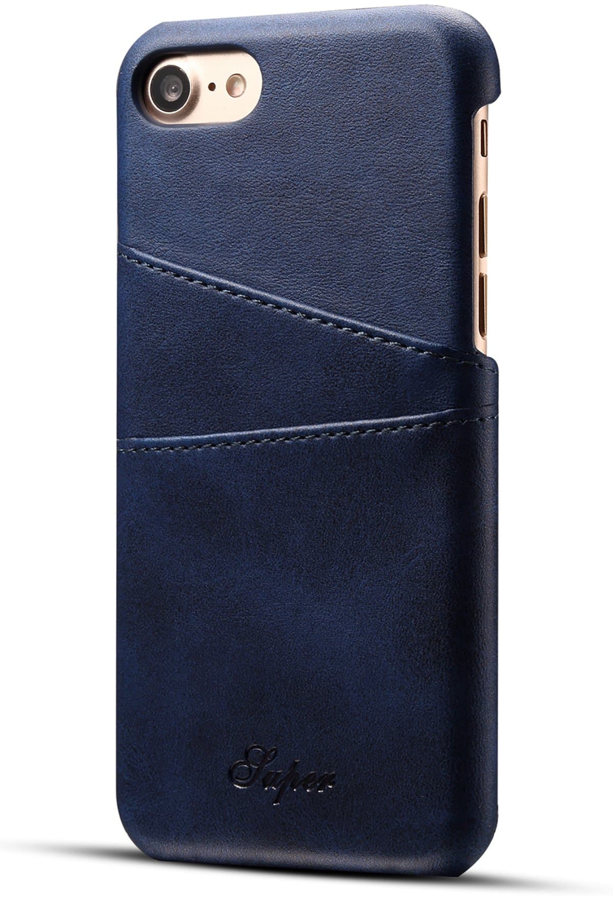 Wallet Case iPhone 7/8 / iPhone SE 2020 with Credit Card Holder, Synthetic Leather Slim Back Cover Protective Case