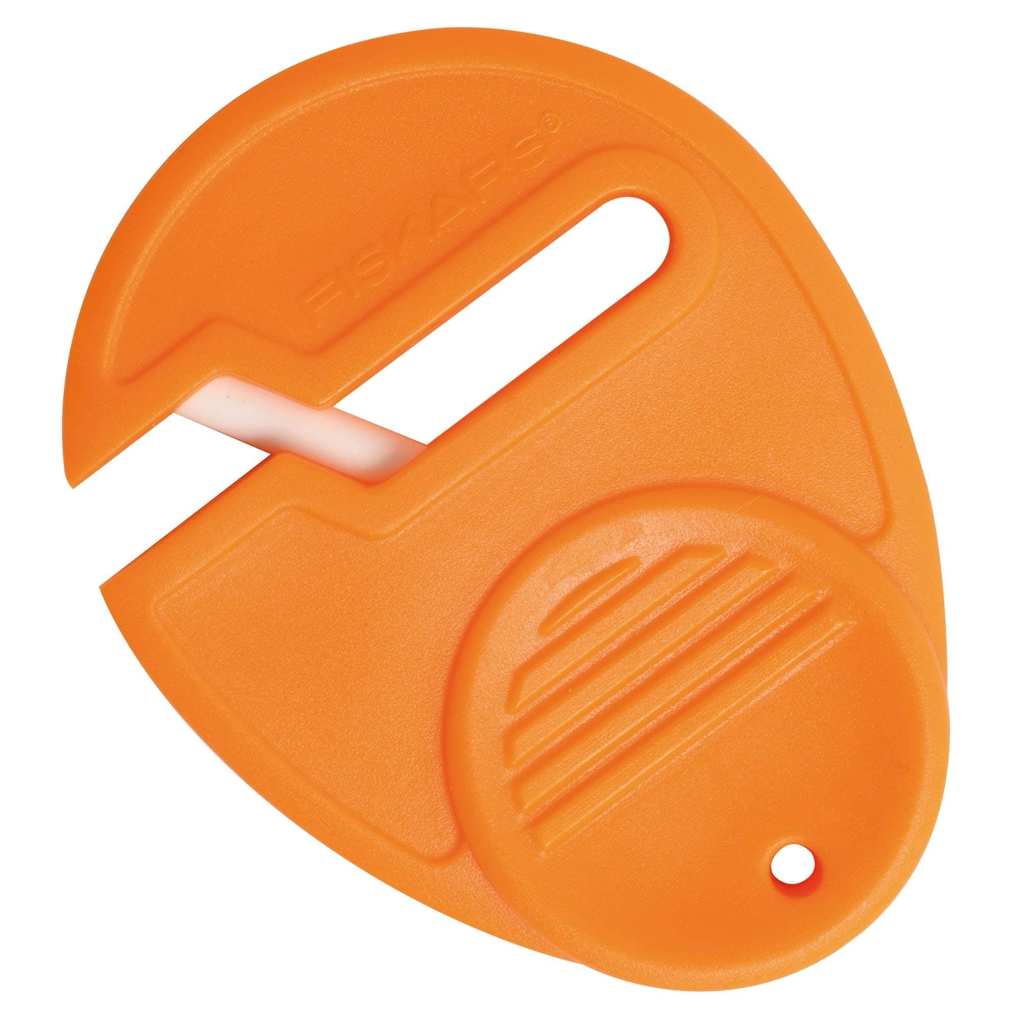 Universal scissor sharpener, For right and left-handers, Ceramic sharpening heads/plastic housing, Orange, Sewsharp, 1003871