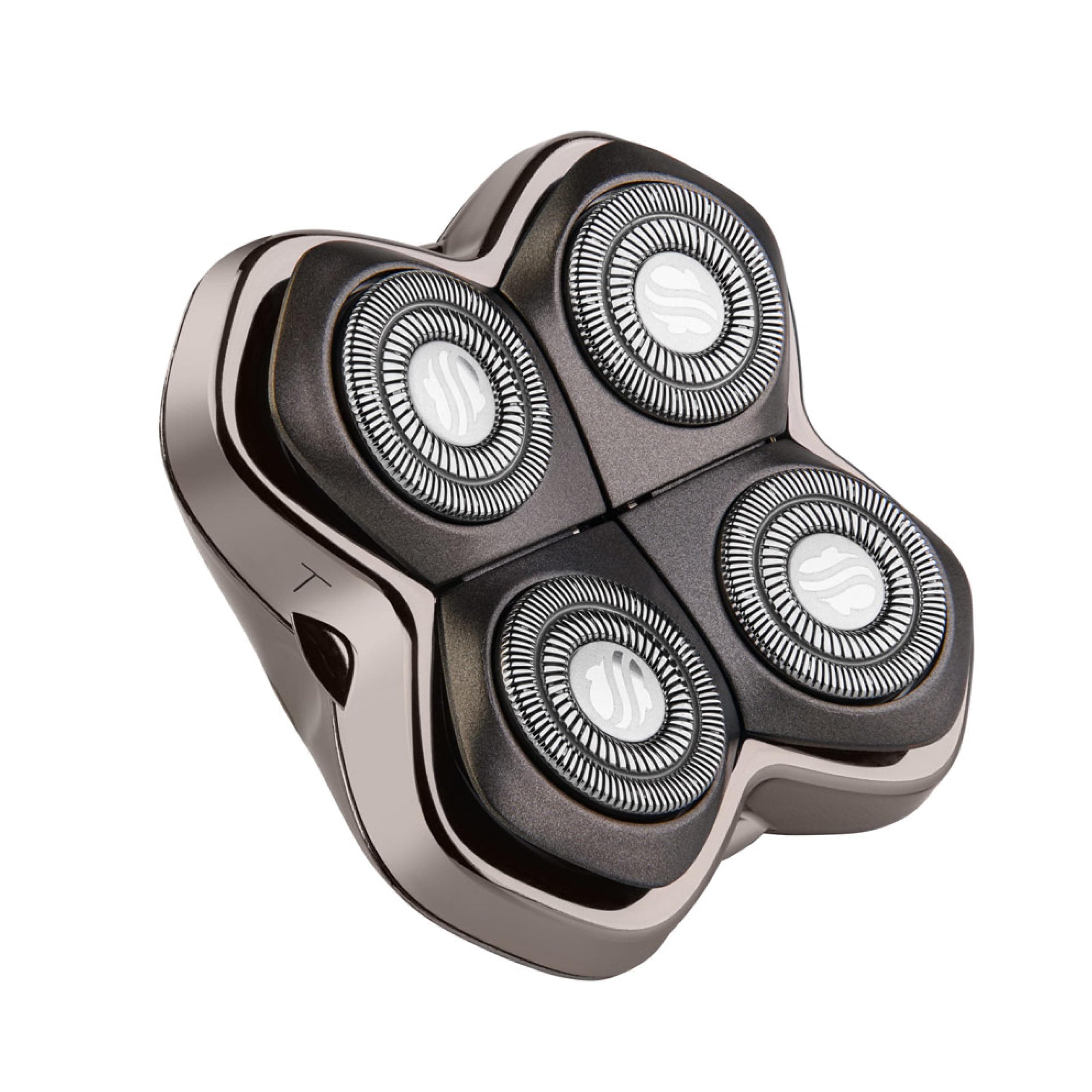 - skull shaver Baron 4 Head Replacement Blade: For Bald Head shaver, Waterproof, No Nicks, Stainless Steel, Easy Cleaning, Suitable For Sensitive Skin, Black