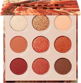 Rock On Eyeshadow Palette - Warm, Earthy Terracotta Palette with Metallic and Matte Finishes - High-Pigment Eye Makeup with a Long-Wearing Formula (0.3 oz)
