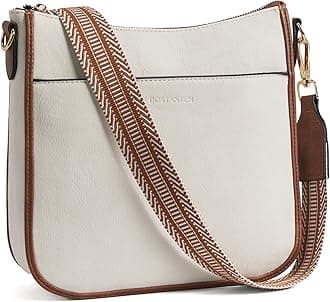 BOSTANTENLeather Handbags Designer Shoulder Bucket Bag Crossbody Purses for Women