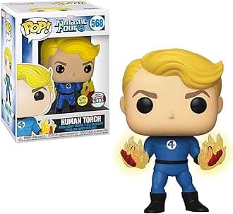 Pop! Marvel: Fantastic Four- Human Torch Glow-in-The-Dark Standard
