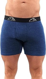 Merino.tech Merino Wool Underwear Mens - 100% Merino Wool Base Layer Boxer Briefs for Men