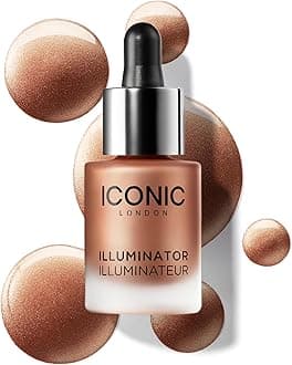 - ICONIC LONDON Illuminator | Liquid Highlighting Drops for a Radiant Glow, Cruelty-Free, Vegan Makeup