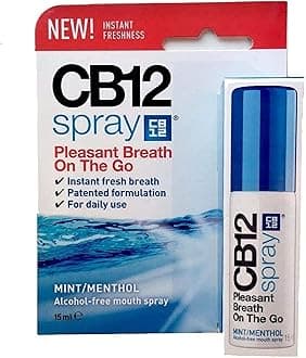 5 x CB12 Spray 15 ml for Fresh Breath Without Alcohol