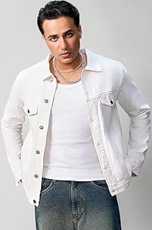 Men's Regular Fit Washed Full Sleeve Denim Jacket