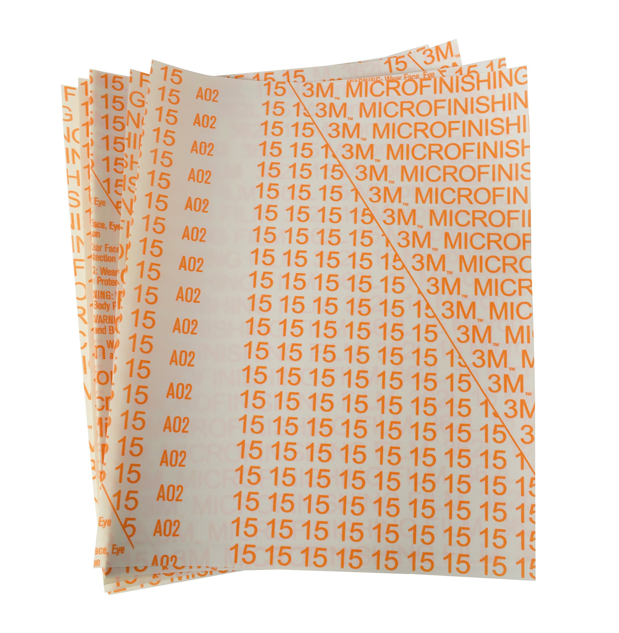 10/Pk 8-1/2" x 11" 3M Imperial Micro-Finishing Film 15 Micron 600 Grit Jewelry Making Abrasive Wet or Dry Polishing Sheets