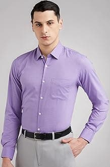Men's Everyday Solid Slim Fit Full Sleeve Formal Shirt | Cotton-Rich