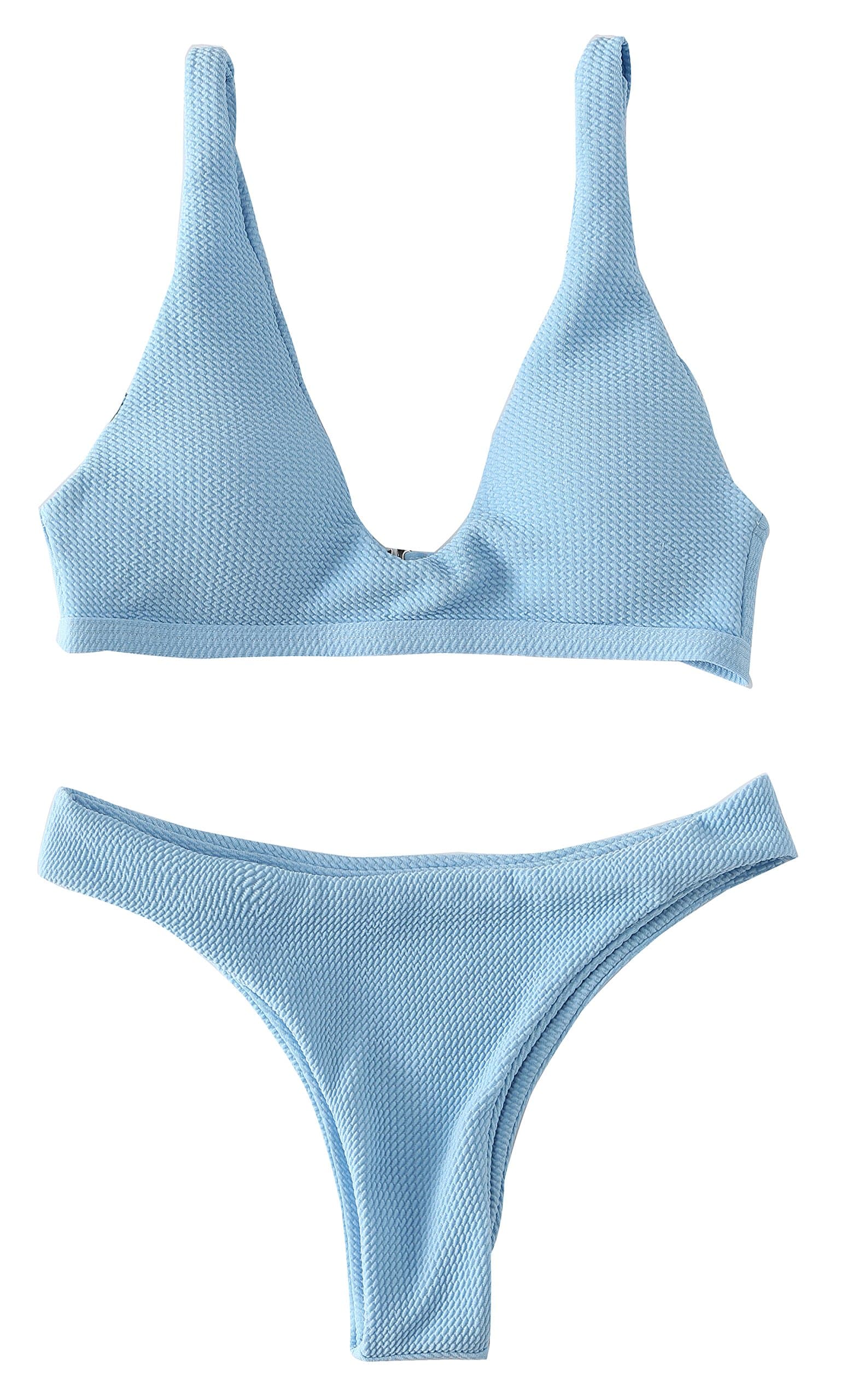 Women's Bikini Two Piece Swimsuit Size M Blue