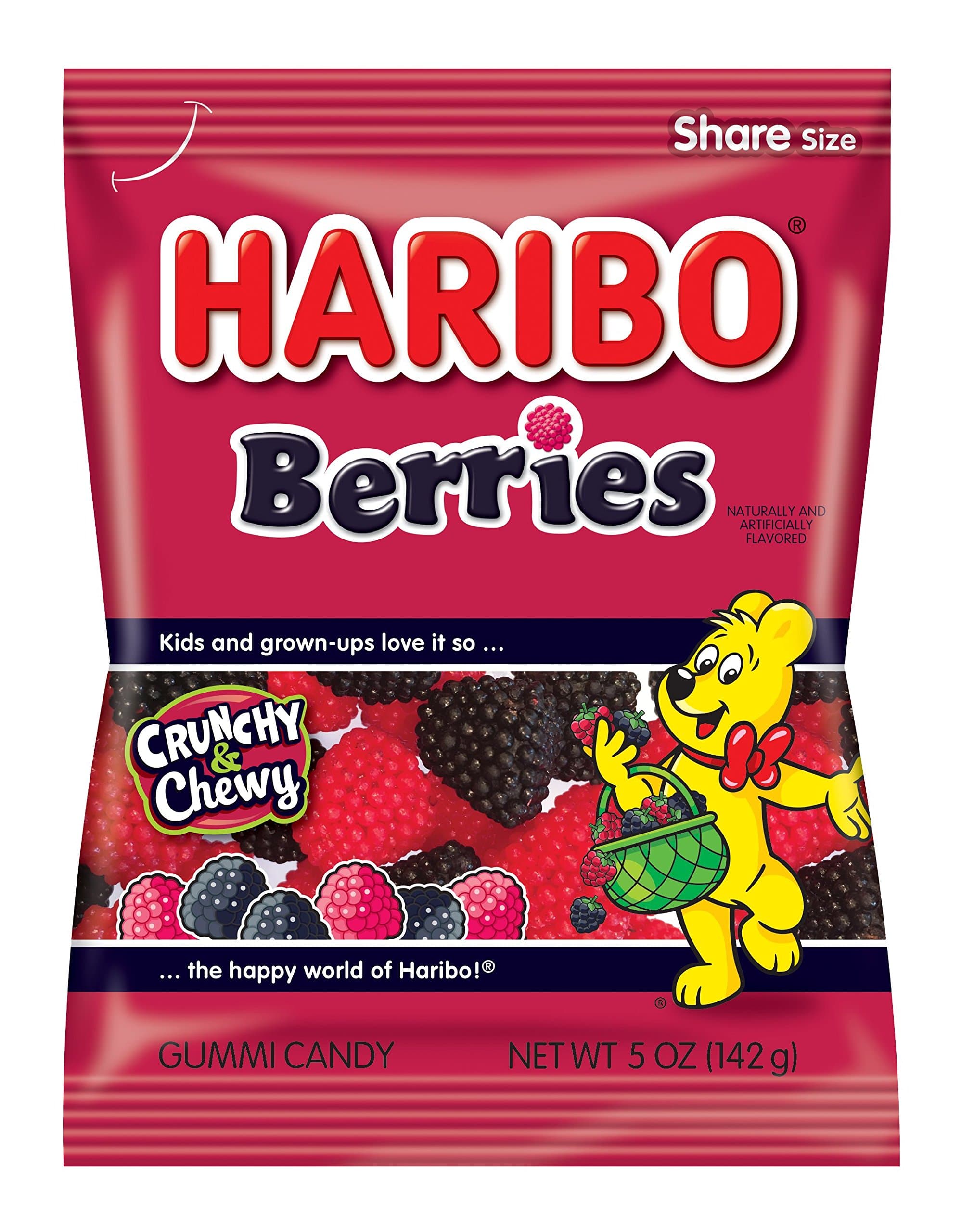 Haribo Raspberries Gummi Candy 142 g