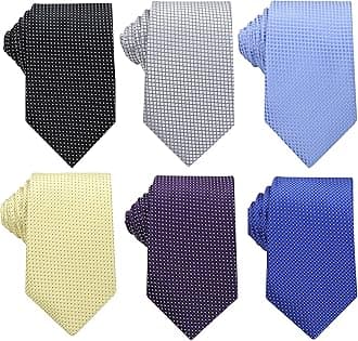 WeiShangLot 6 PCS Classic Men's Silk Tie Necktie Woven JACQUARD Neck Ties