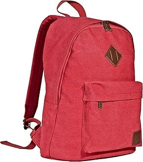 Canvas Vintage Backpack Lightweight Travel Daypack Laptop Backpack College Student Rucksack for Men Women