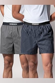 Solid Breeeze Inner Boxers for Men, Ultra-Light Boxers, 100% Cotton Shorts Pant, Breathable Woven Inner Cotton Shorts for Men-Nether Black, Las Grey-L