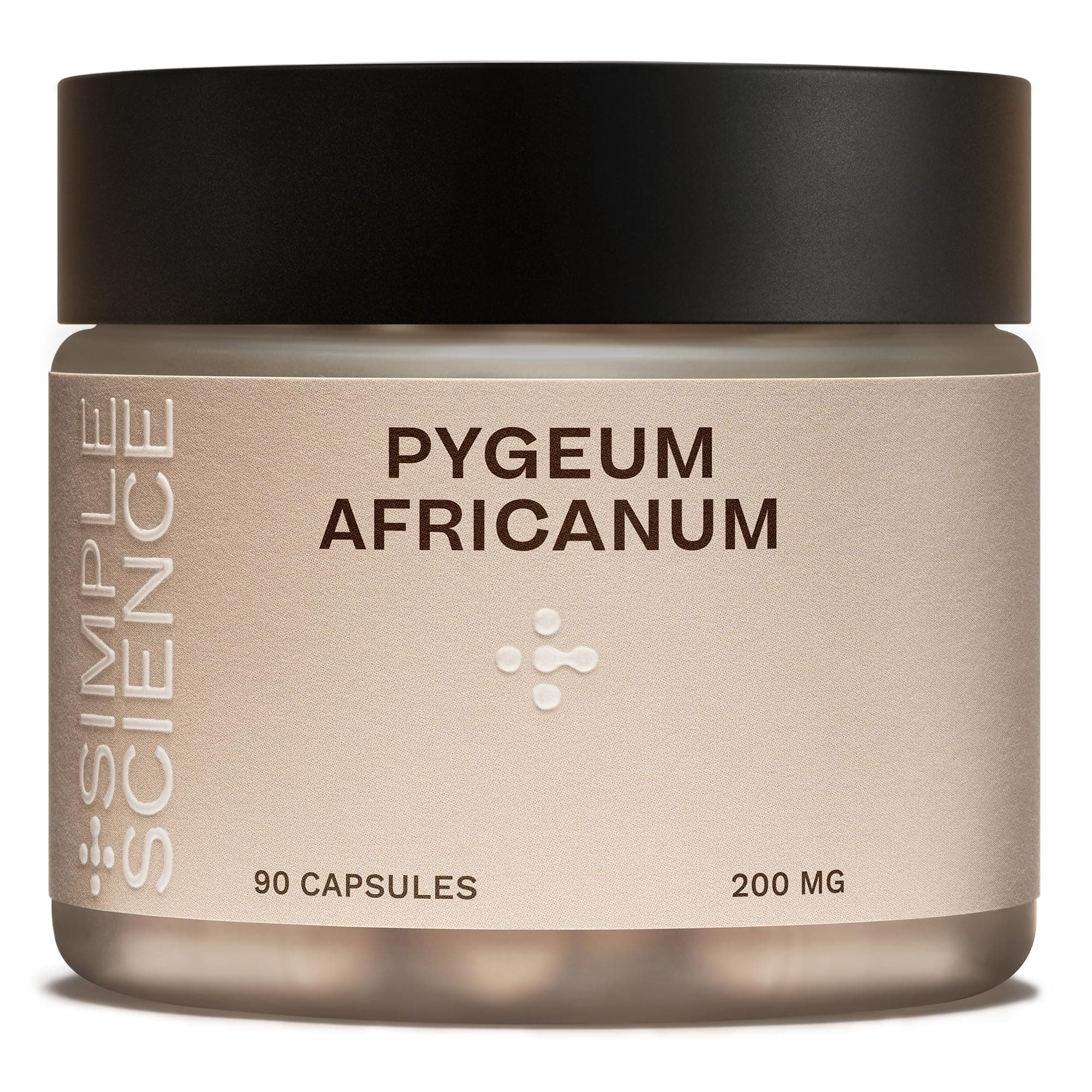 Simple Science Pygeum Africanum | Prostate & Bladder Support for Men | 4,000mg Equivalent: 200mg of 20:1 Extract | 3 Month Supply | High Strength Phytosterols | Made in The UK