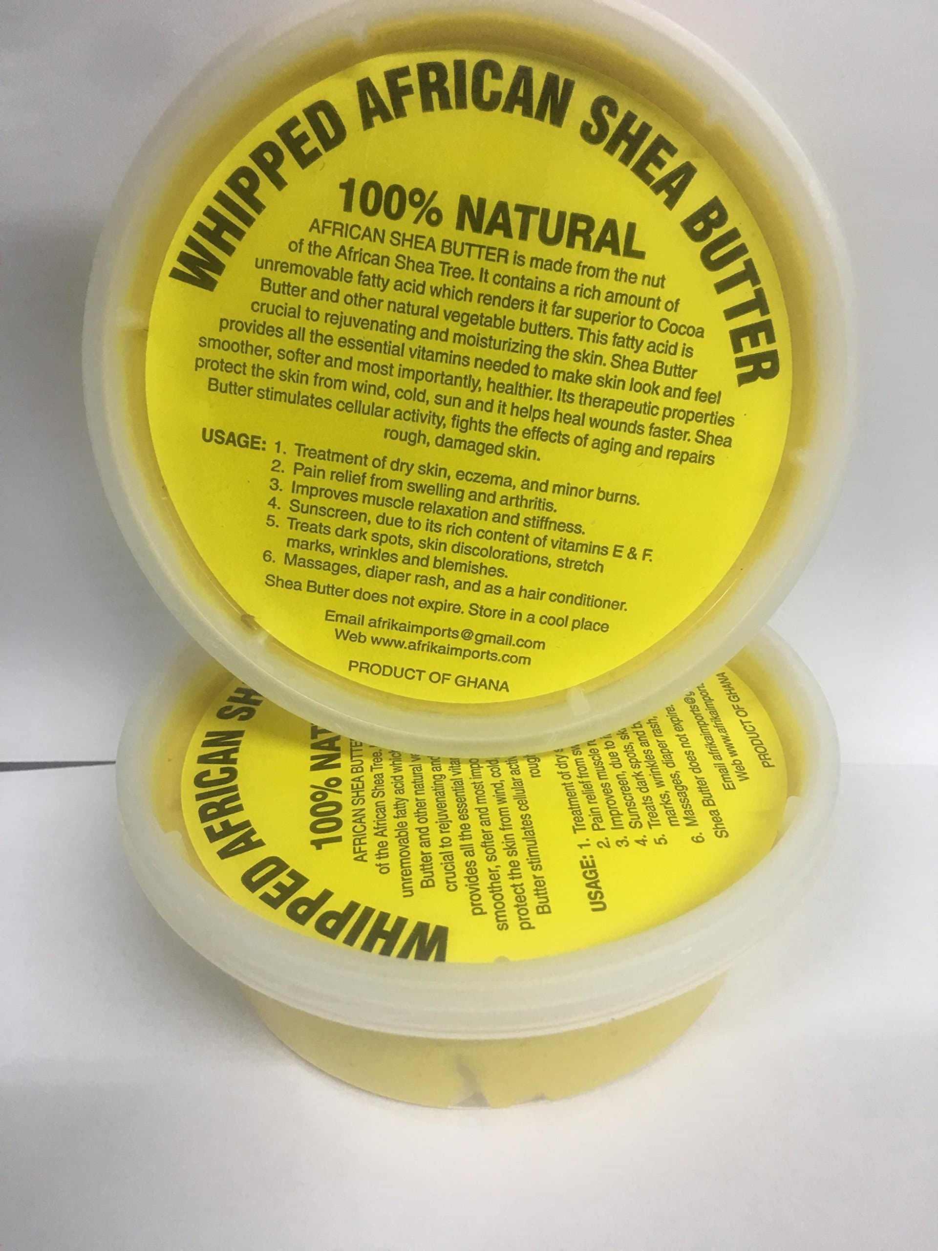 Whipped African Shea Butter, 8 oz., White