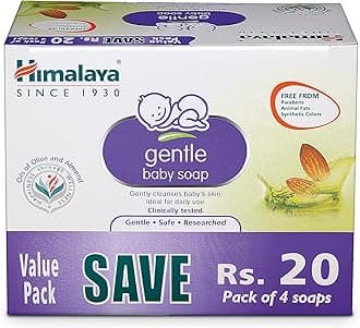 Himalaya Gentle Baby Soap Value Pack, 4 * 75g