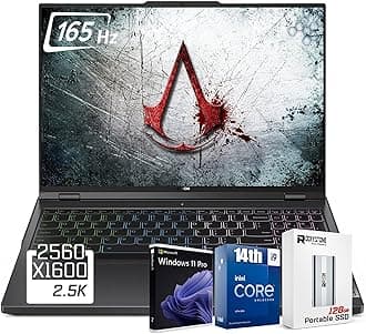 LenovoLegion 5i Gaming Laptop, 14th Gen Intel 24-Core i9-14900HX, 16" WQXGA (2560x1600) 165Hz, 64GB DDR5 RAM, 2TB SSD, GeForce RTX 4060(TGP 140W), RGB Backlit KB, W/128GB PSD,