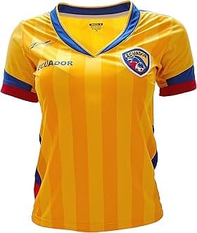 Women’s Ecuador‑Inspired Soccer Fan Jersey – Yellow Short Sleeve Lightweight Football Shirt
