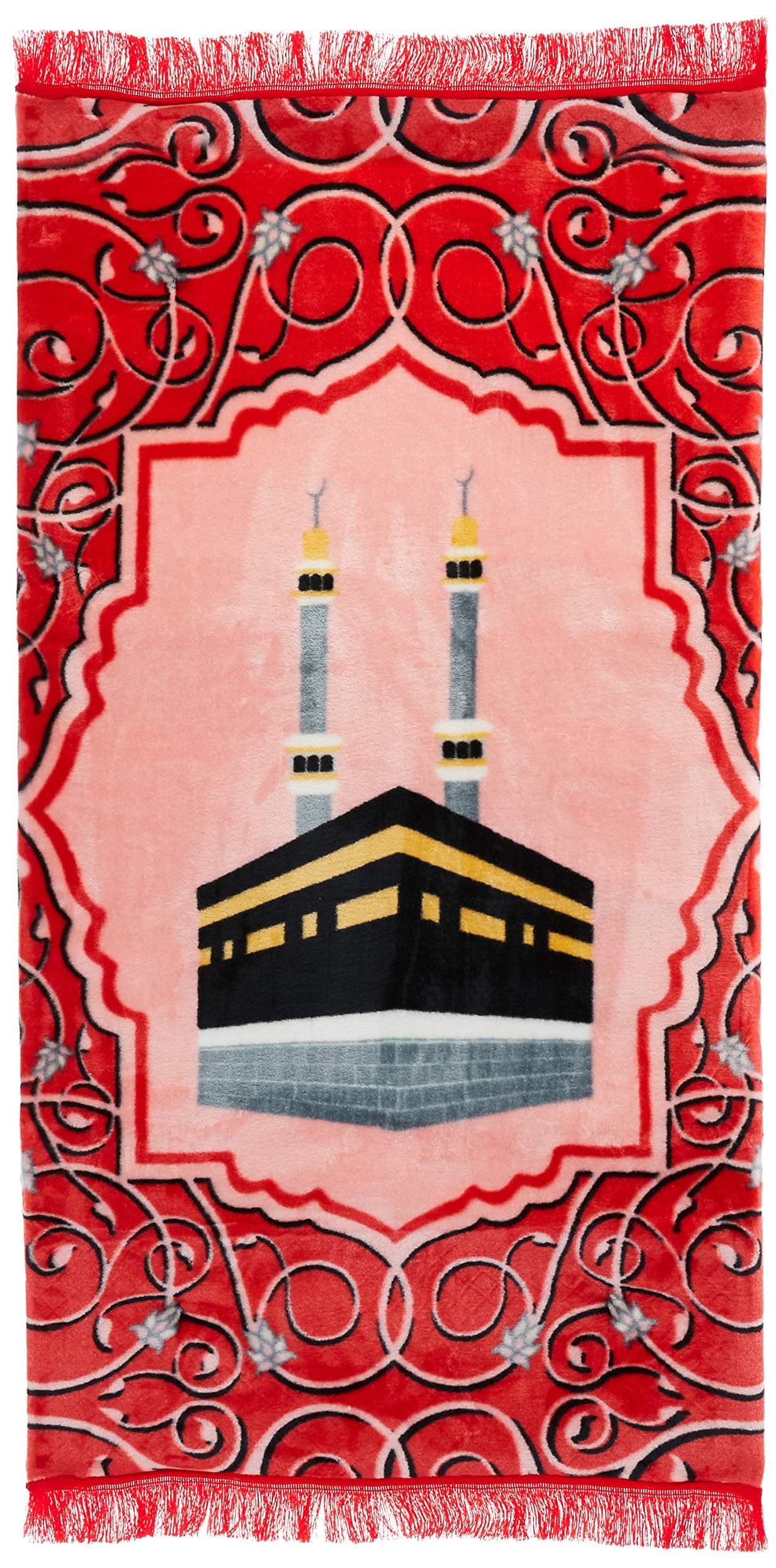 Mora Gold Praying Rug, Red - C16-17