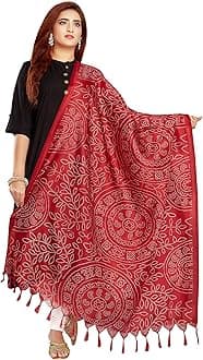 Dupatta Women's Printed Silk