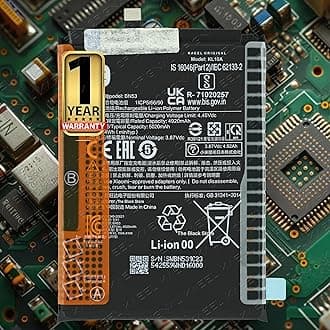 Original BN53 [5020mAh] Battery for Xiaomi Redmi Note 10 Pro/Poco M2 Pro with 1 Year Warranty* (Dark Night, MZB9624IN)