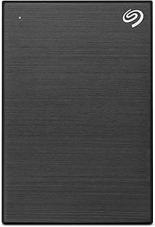 Seagate STKZ4000400 One Touch HDD with Password Function [Data Recovery Included] 4TB Black External Hard Disk HDD PS4 PS5 Win Mac Compatible