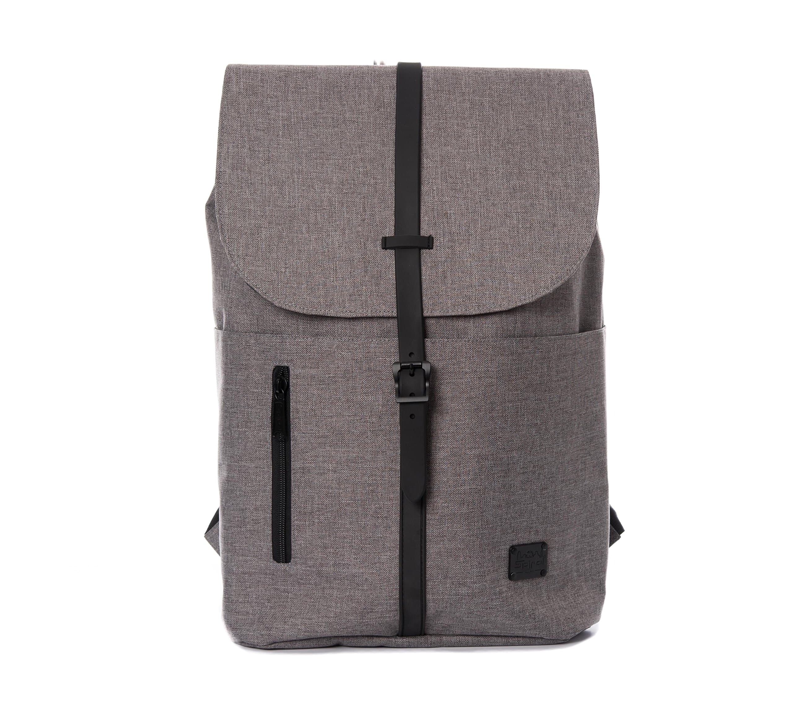 Spiral Backpack Crosshatch Charcoal-black Tribeca Backpack - grey, Small