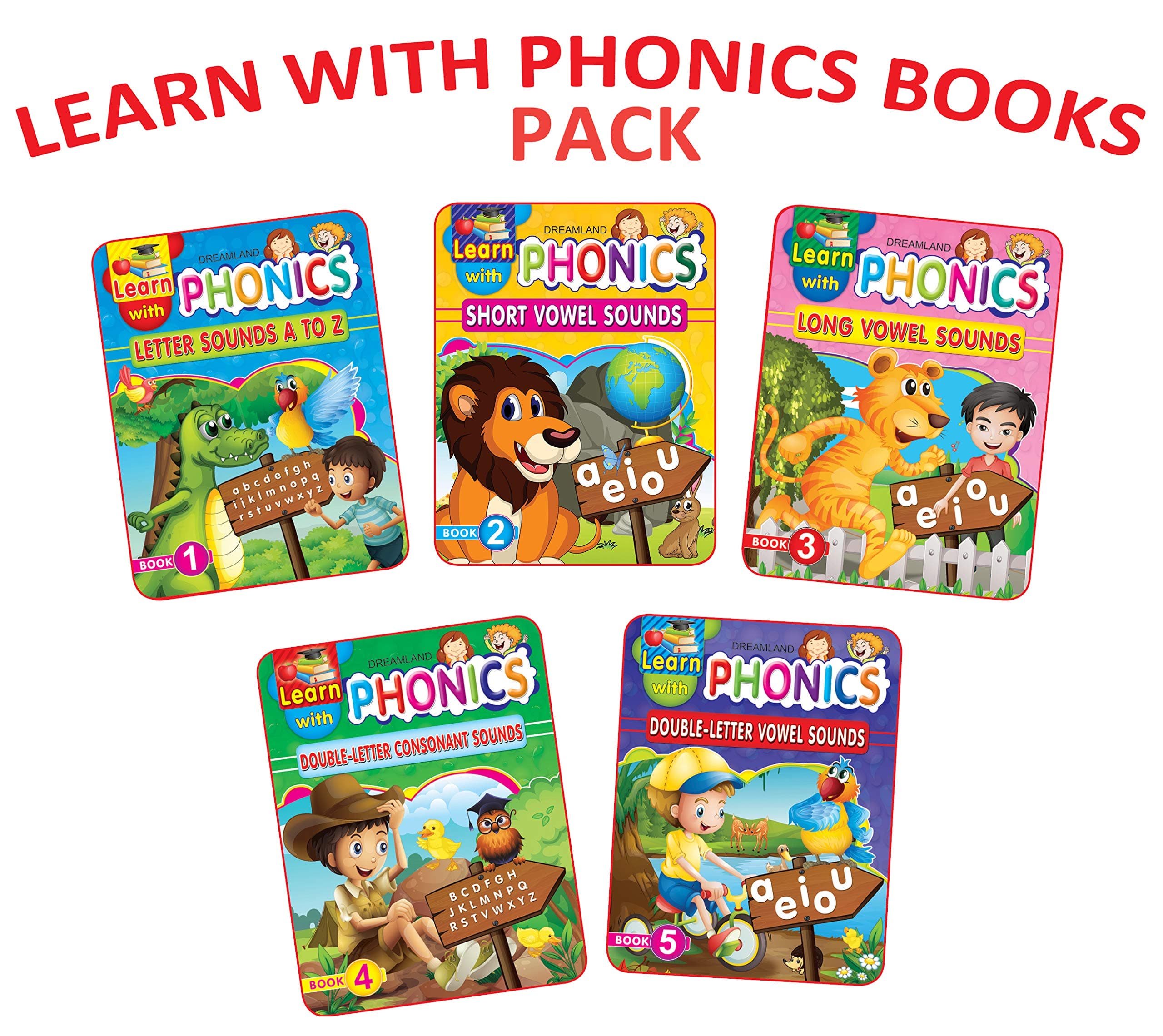 Learn with Phonics Book - Pack (5 Titles)