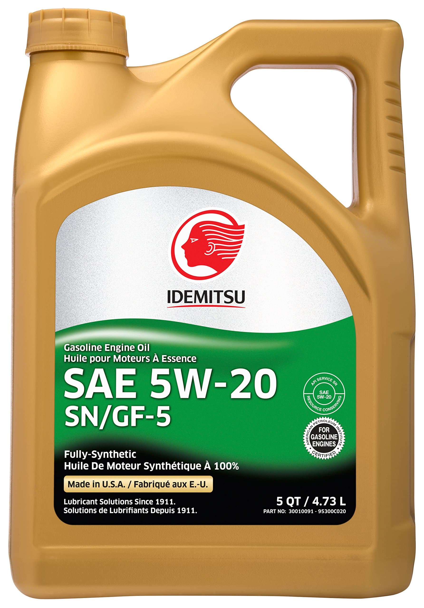 Idemitsu Full Synthetic 5W-20 Engine Oil SN/GF-5-5QT