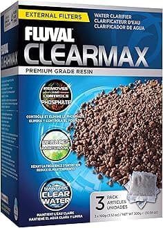 Fluval Clear Max Phosphate Remover 300g - 3 x 100g - treats 3 x 100L,Brown
