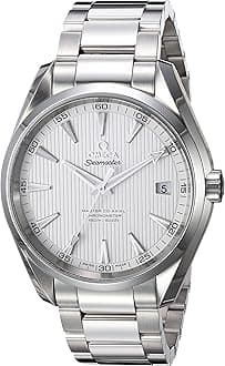 OmegaMen's Bracelet & Case Stainless Steel Automatic Silver Dial 231.10.42.21.02.003