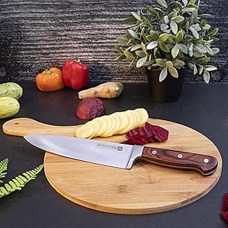 Royalford Utility Knife - All Purpose Small Kitchen Knife - Ultra Sharp Stainless Steel Blade, 8 Inch - Cooking Knife with Ergonomic Handle, Chef Knife, Suitable for Home and Restaurant