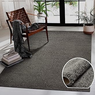 homeart Area Rug - Super Soft Shaggy Rugs For The Living Rooms, Bedrooms And Kitchen - Modern, Easy To Clean Carpet - 200x290 cm, Smoky