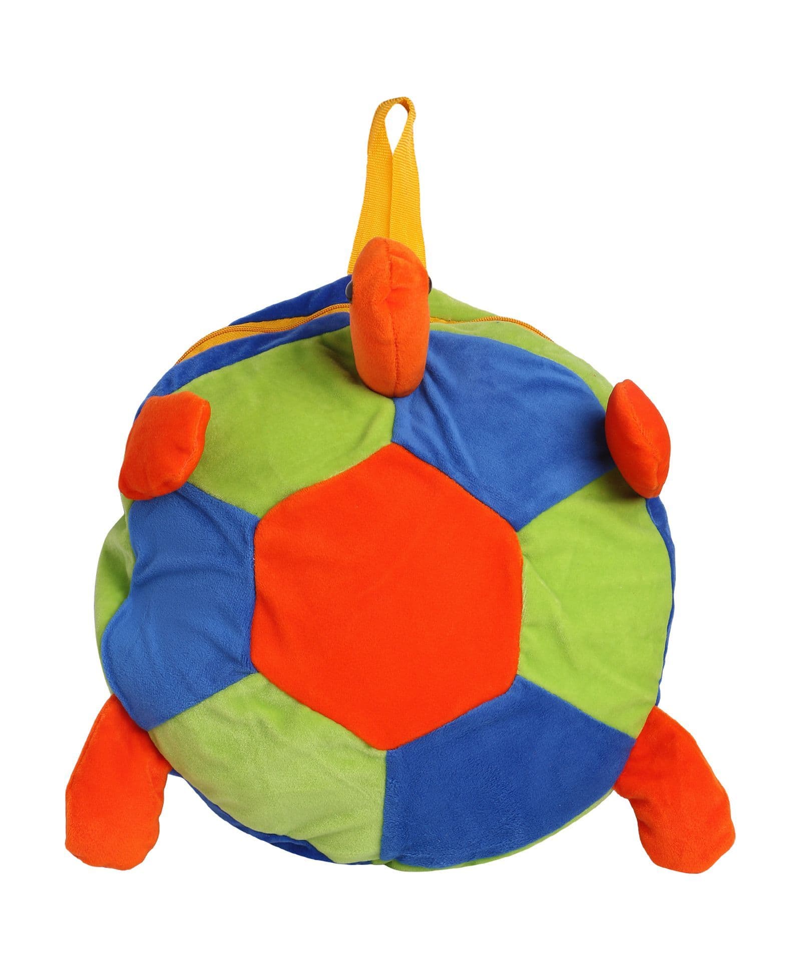 Hello Toys Plush Soft Backpack Turtle Shape Blue Red Yellow