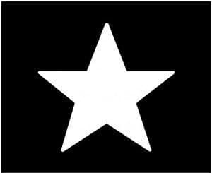 Smart Grooming Brush/Spray Stencils 'Single Star'