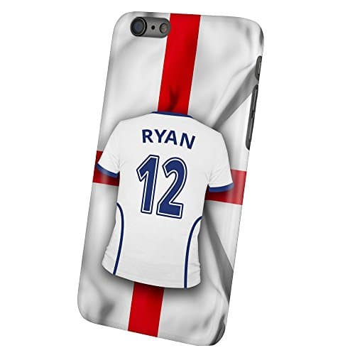 PhotoFancy - iPhone 6 / 6s Premium Case - Personalised Case with the Name Ryan - Design Football Jersey England