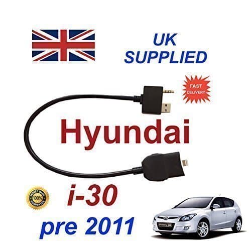 Hyundai i30 2009 - 2011 models FULLY INTEGRATED For Apple iPhone 5 5c 5s 6 6s 6 Plus 6s Plus Audio Cable for Model Year by cablesnthings