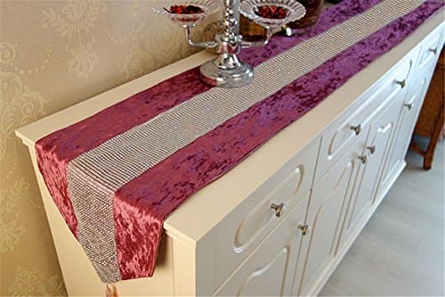 ADDMAT® Table Runner European high-grade pyramid stickers table flag , B , 32*200cm