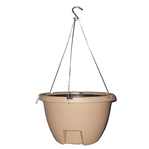 The Weekender 16"Self Watering Hanging Planter Sand (1)