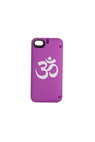 EYN Products iPhone Carrying Case for 5 and 5S - Purple Namaste